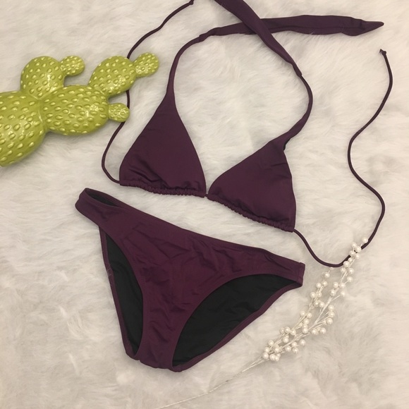 plum colored bathing suits